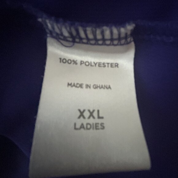 Joe's USA‎ Dry-Equip women's purple collared short-sleeve polo XXL - Picture 5 of 6